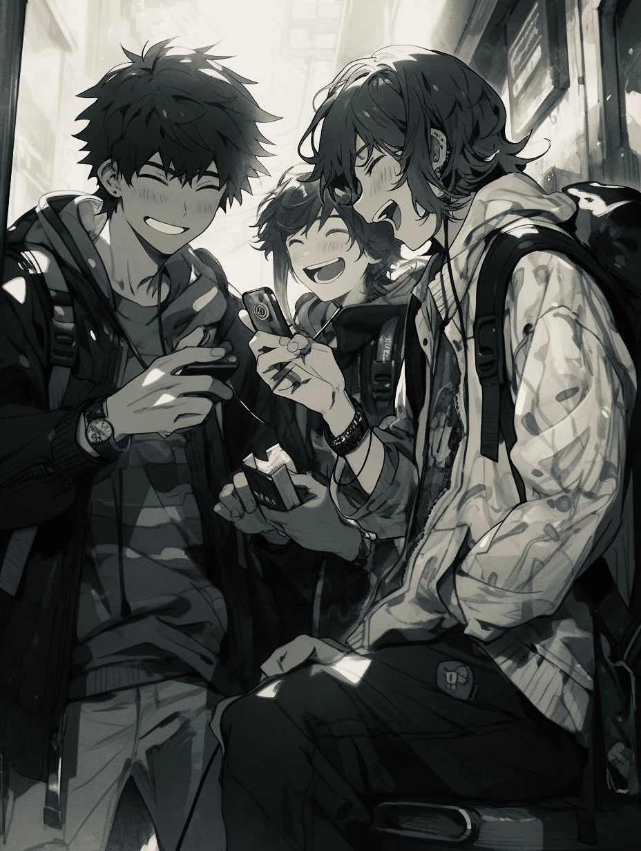 matte0193_illustration_2_Shinya_Kogami_is_showing_his_mobile_ph_23b577ad-4da7-44ff-a2e6-3b2dac5e9022